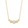 Maison de la Bijouterie Collier femme fantaisie oxyde de zirconium plaqué or UW3VVW45 | Femme Collier Et Pendentif