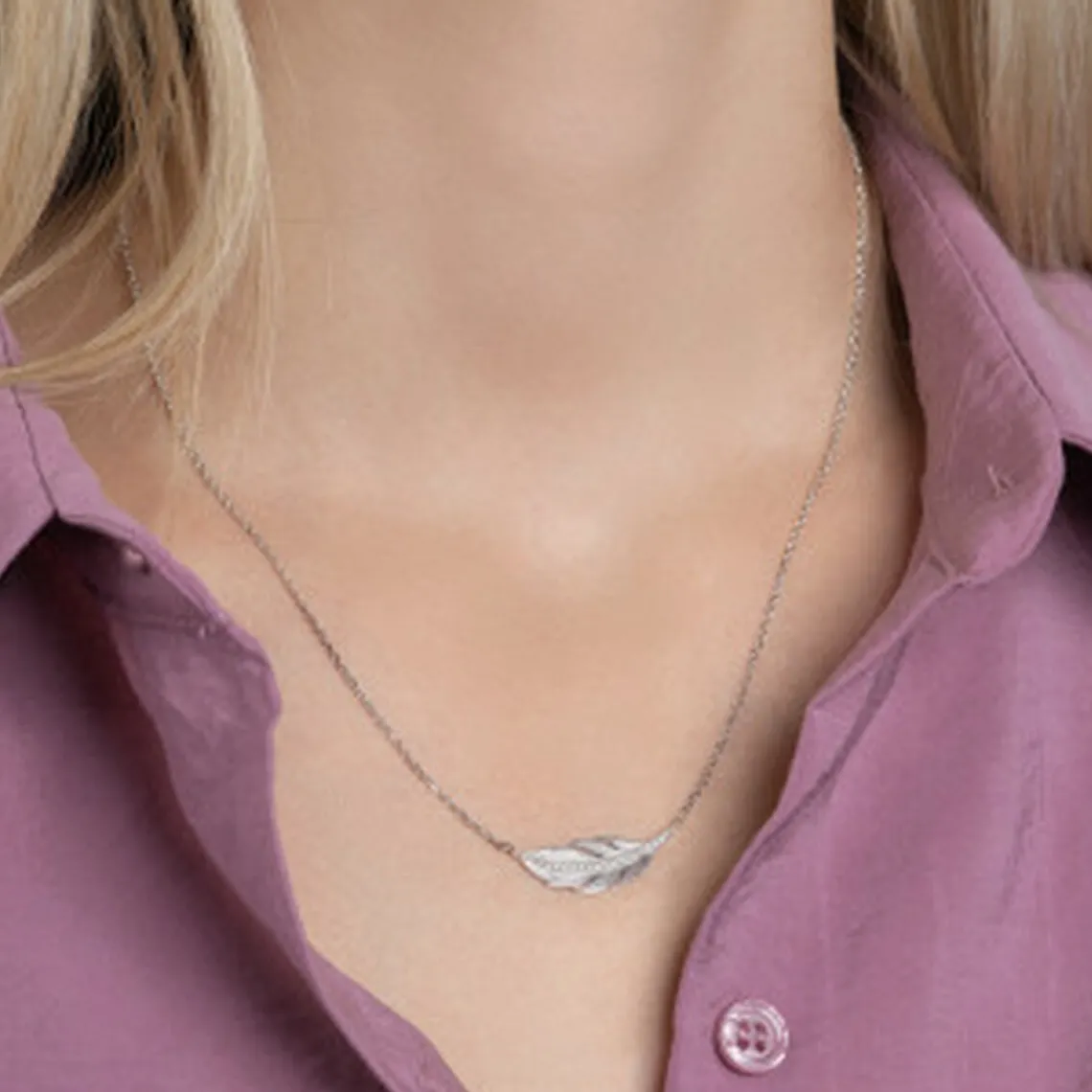 Maison de la Bijouterie Collier Femme fantaisie oxyde zirconium Argent VWZW3445 | Femme Collier Et Pendentif