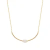 Maison de la Bijouterie Collier femme fantaisie oxyde de zirconium plaqué or UW345Y45 | Femme Collier Et Pendentif
