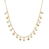 Maison de la Bijouterie Collier femme fantaisie plaqué or UWZU0545 | Femme Collier Et Pendentif