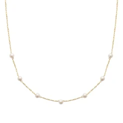 Maison de la Bijouterie Collier femme fantaisie plaqué or UW3W3645 | Femme Collier Et Pendentif