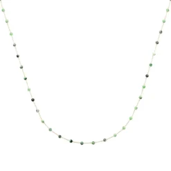Maison de la Bijouterie Collier femme fantaisie rubis zoisite plaqué or UW3VY450 | Femme Collier Et Pendentif