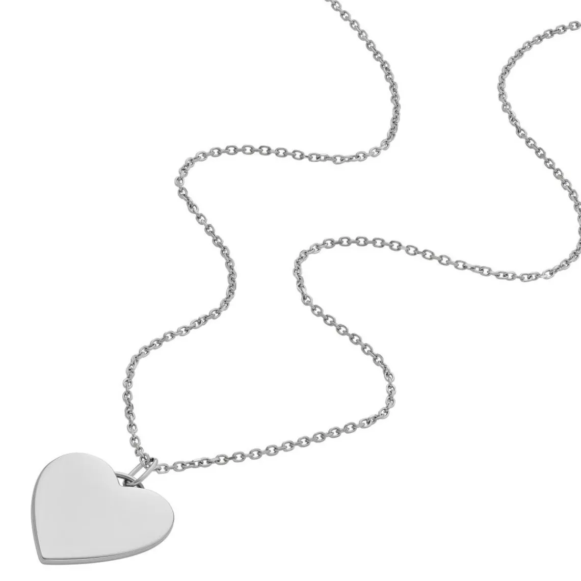 Fossil Bijoux Collier Femme - JF04690040 - Acier Argent | Femme Collier Et Pendentif