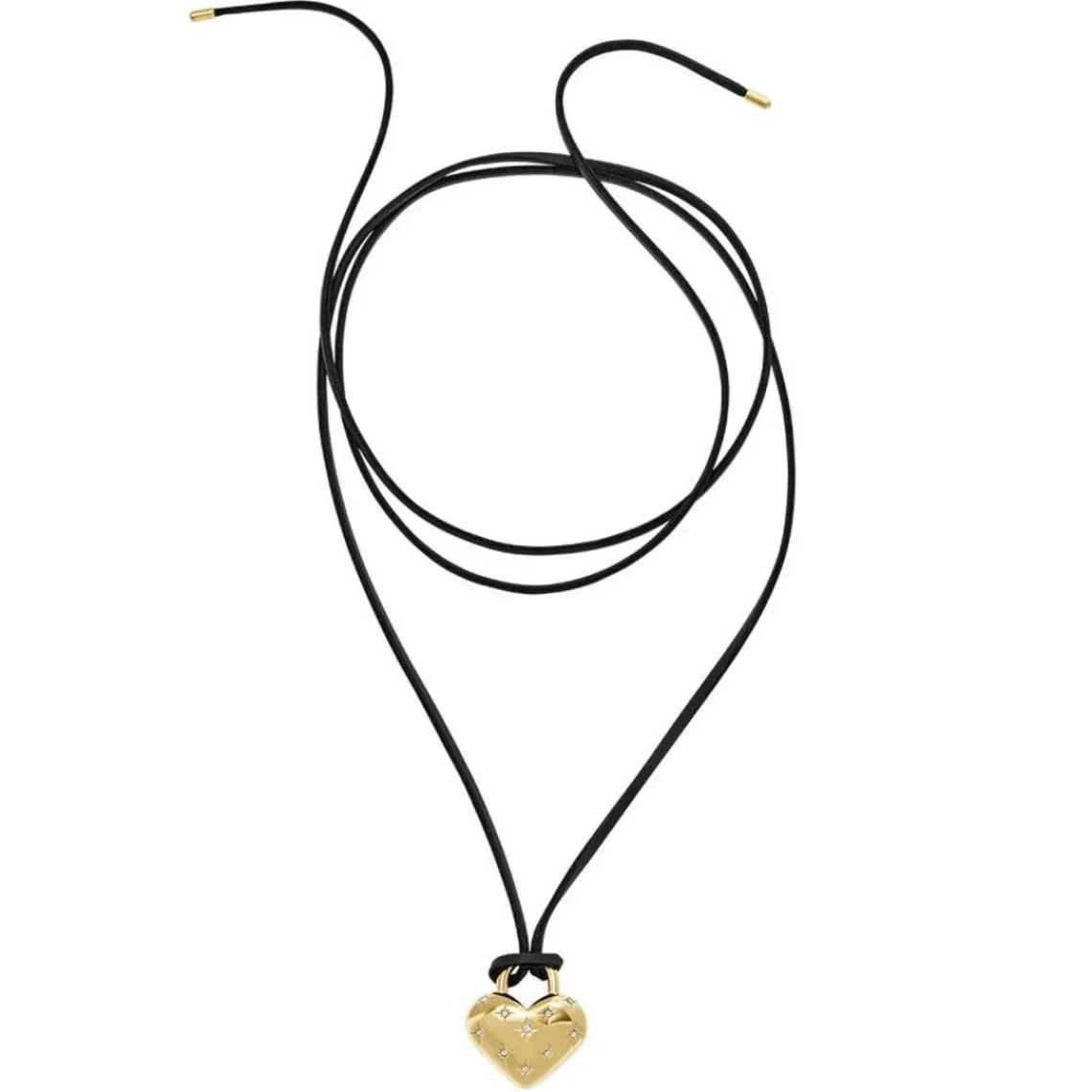 Fossil Bijoux Collier Femme Love Sadie - JF04830710 Cuir | Femme Collier Et Pendentif