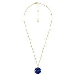 Fossil Bijoux Collier Femme Signes du Zodiaque Verseau - JF04849710 Acier inoxydable | Femme Collier Et Pendentif