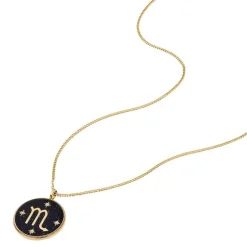 Fossil Bijoux Collier Femme Signes du Zodiaque Scorpion - JF04845710 Acier inoxydable | Femme Collier Et Pendentif