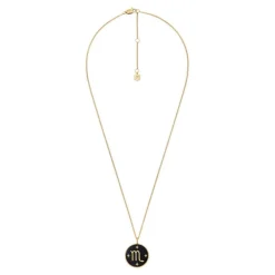 Fossil Bijoux Collier Femme Signes du Zodiaque Scorpion - JF04845710 Acier inoxydable | Femme Collier Et Pendentif