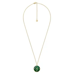 Fossil Bijoux Collier Femme Signes du Zodiaque Taureau - JF04839710 Acier inoxydable | Femme Collier Et Pendentif