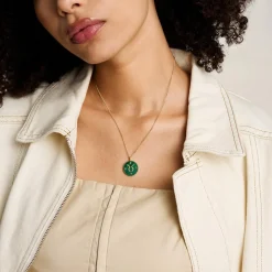 Fossil Bijoux Collier Femme Signes du Zodiaque Taureau - JF04839710 Acier inoxydable | Femme Collier Et Pendentif