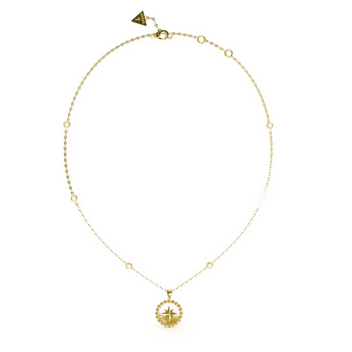 Guess Bijoux Collier Femme - JUBN02201JWYG MONETE Acier Doré | Femme Collier Et Pendentif