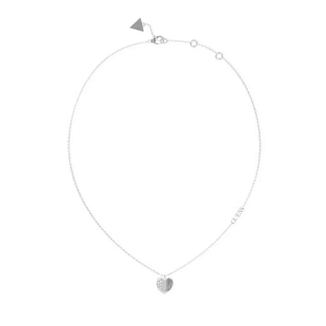 Guess Bijoux Collier femme JUBN03035JWRH - LOVELY GUESS Acier Argent | Femme Collier Et Pendentif