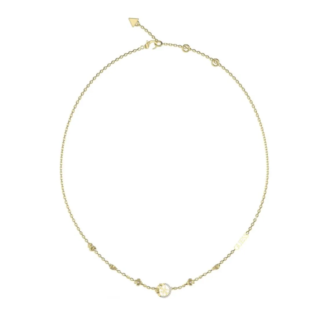 Guess Bijoux Collier Femme 4 Love JUBN05038JWYG Acier Doré | Femme Collier Et Pendentif