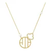 Jourdan Collier Femme AJF170009N - JULIETTE - Argent Doré | Femme Collier Et Pendentif