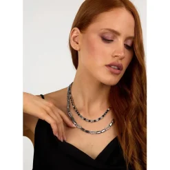 Karl Lagerfeld Collier Femme Stone - KLAYC01 Acier Argent | Femme Collier Et Pendentif