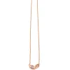 Kosma Paris Collier Femme Kira - Doré Rose | Femme Collier Et Pendentif