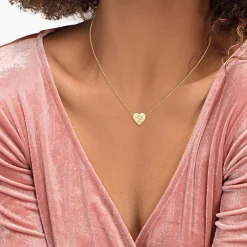 Lacoste Collier Femme Love My Croc - 2040399 Acier Doré | Femme Collier Et Pendentif