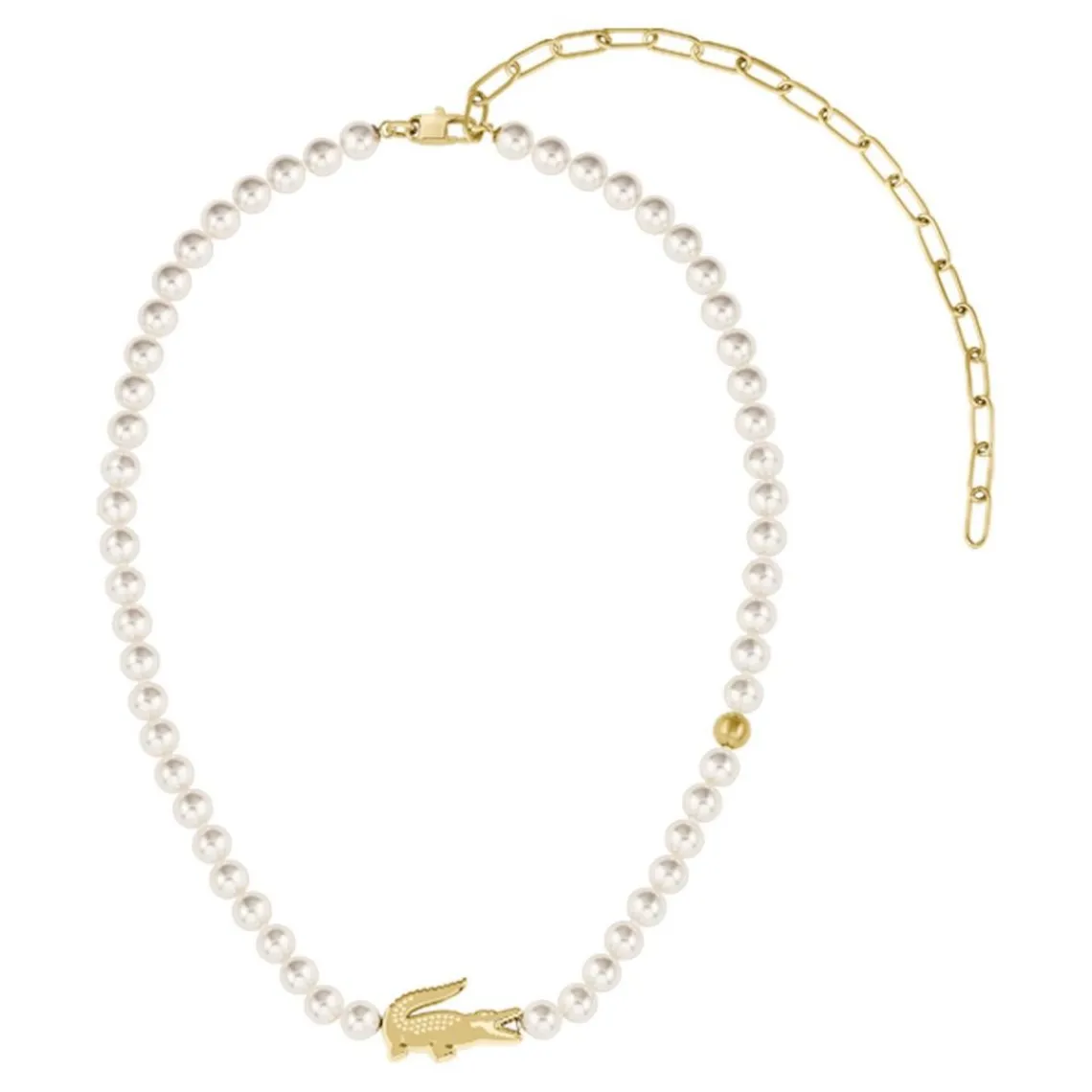 Lacoste Collier Femme Matchpoint - 2040429 Acier Doré | Femme Collier Et Pendentif