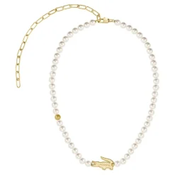 Lacoste Collier Femme Matchpoint - 2040429 Acier Doré | Femme Collier Et Pendentif