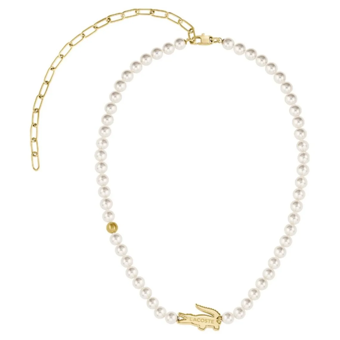 Lacoste Collier Femme Matchpoint - 2040429 Acier Doré | Femme Collier Et Pendentif