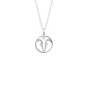 Les Georgettes Collier Femme 704413916JC050 Argent Agate P-Zodiaque | Femme Collier Et Pendentif