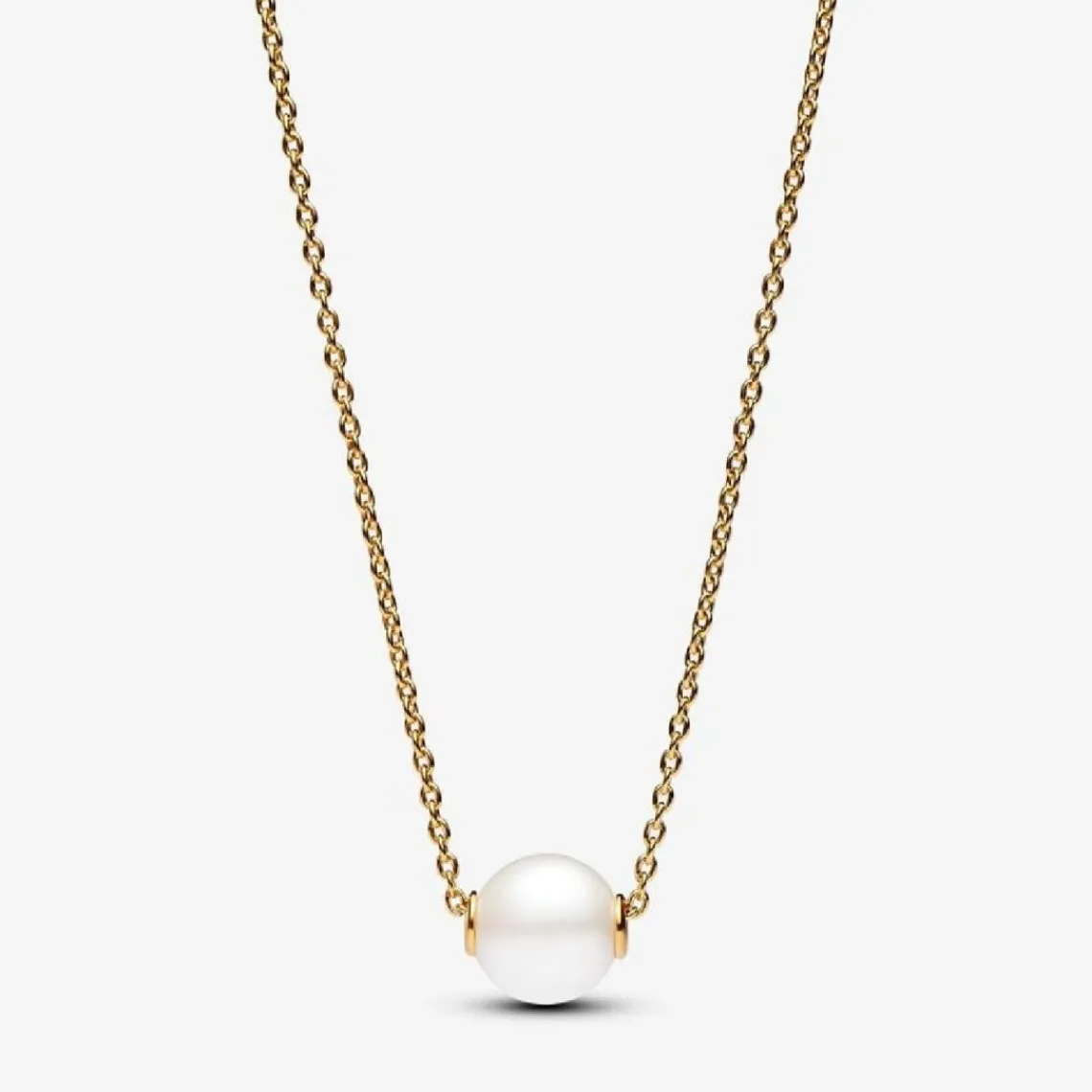 Pandora Collier femme métal doré à l'or fin avec perle et zircone Timeless 363167C01 | Femme Collier Et Pendentif