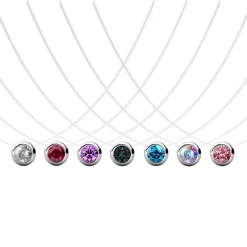 MYC-Paris Collier Femme - DP0271-ALL Laiton Argent Multicolore | Femme Collier Et Pendentif
