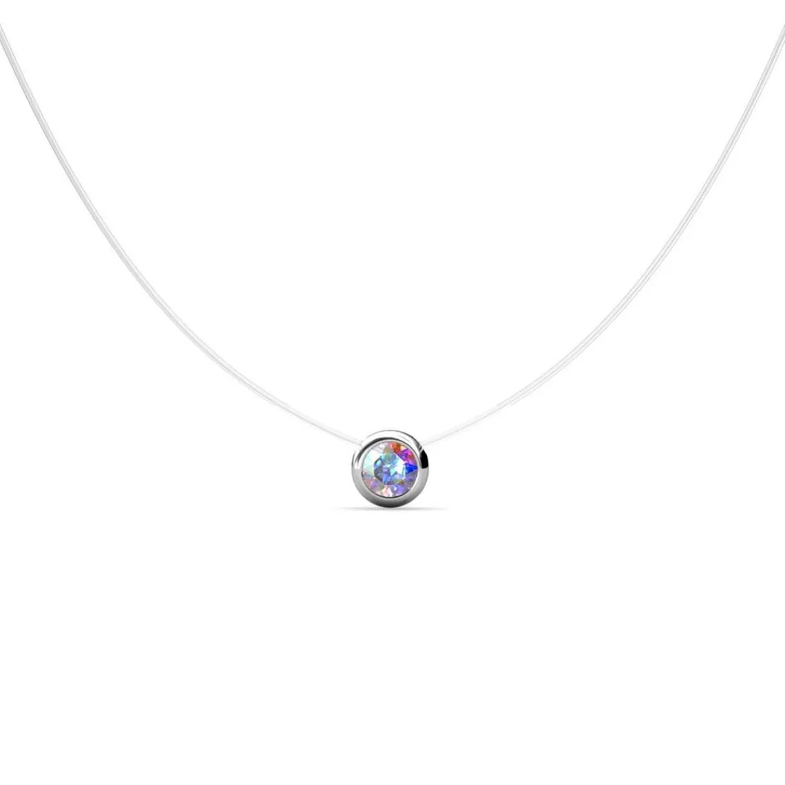 MYC-Paris Collier Femme - DP0271-ALL Laiton Argent Multicolore | Femme Collier Et Pendentif