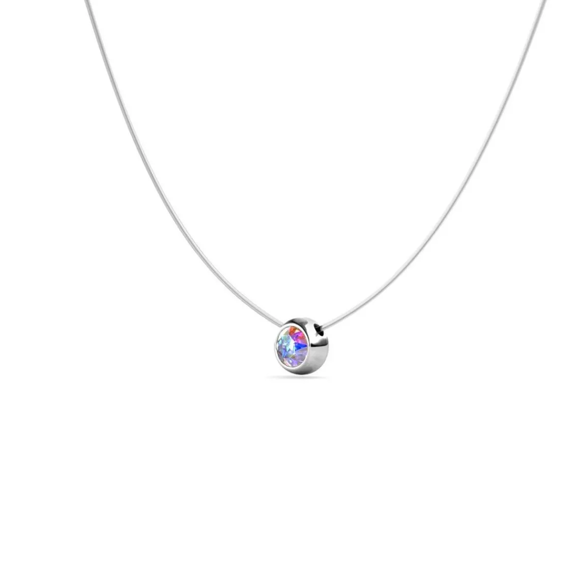 MYC-Paris Collier Femme - DP0271-ALL Laiton Argent Multicolore | Femme Collier Et Pendentif