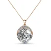 MYC-Paris Collier Femme - DP0528-RG-C Laiton Doré rose | Femme Collier Et Pendentif