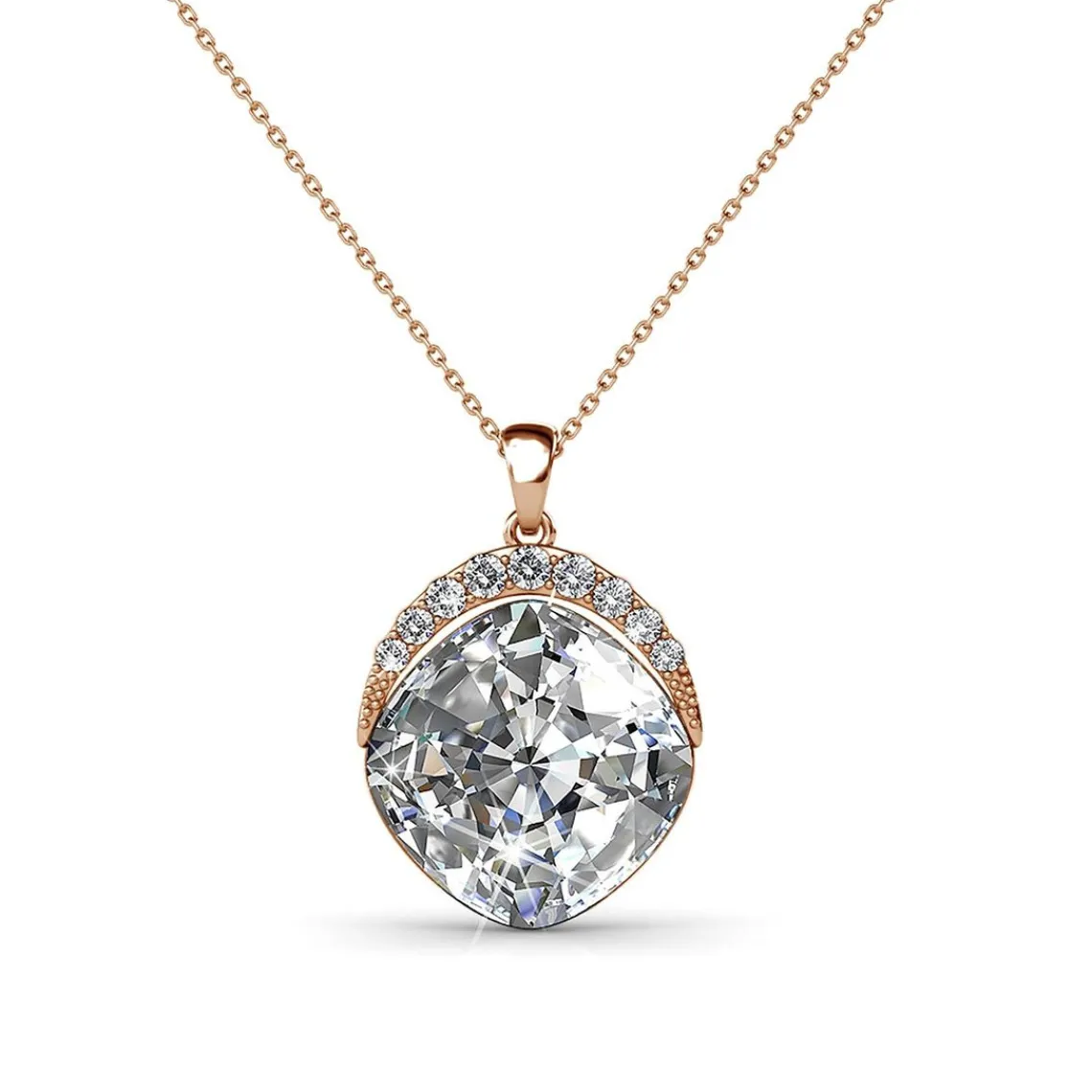 MYC-Paris Collier Femme - DP0528-RG-C Laiton Doré rose | Femme Collier Et Pendentif