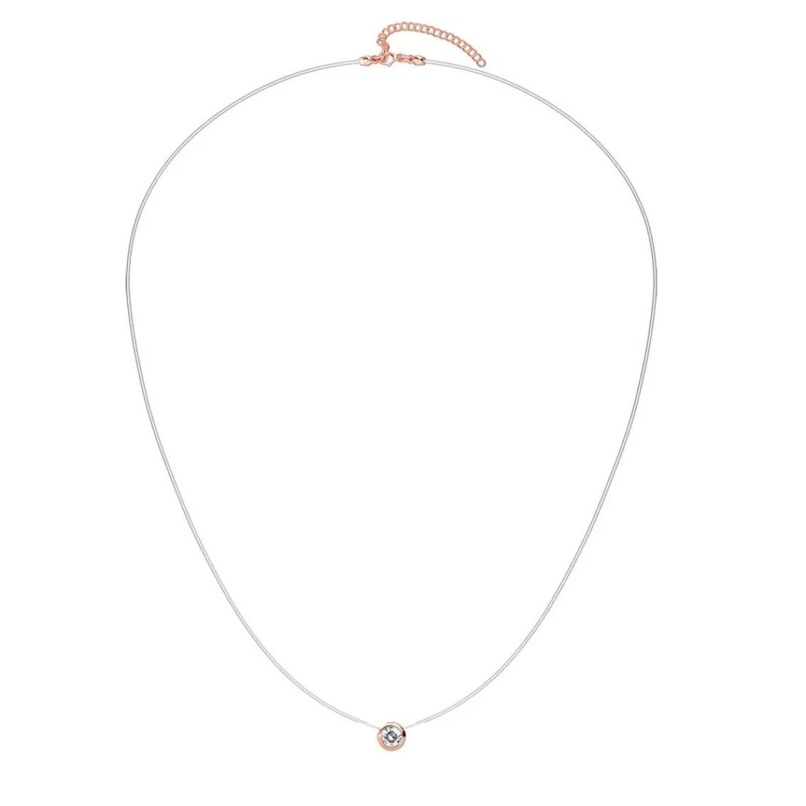 MYC-Paris Collier Femme - DP0271-RG-C Laiton Doré rose | Femme Collier Et Pendentif