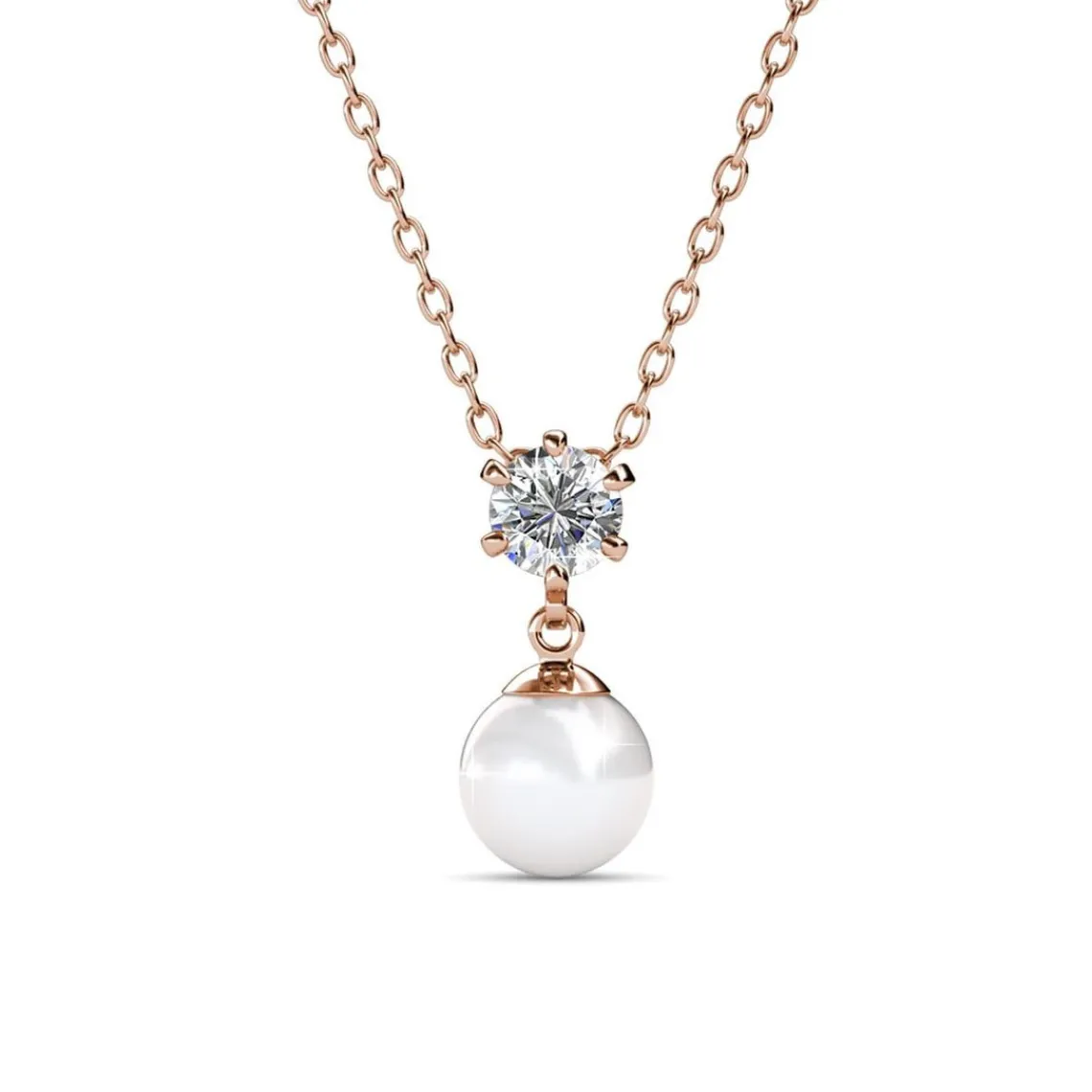 MYC-Paris Collier Femme - DP0572-RG Laiton Doré rose | Femme Collier Et Pendentif