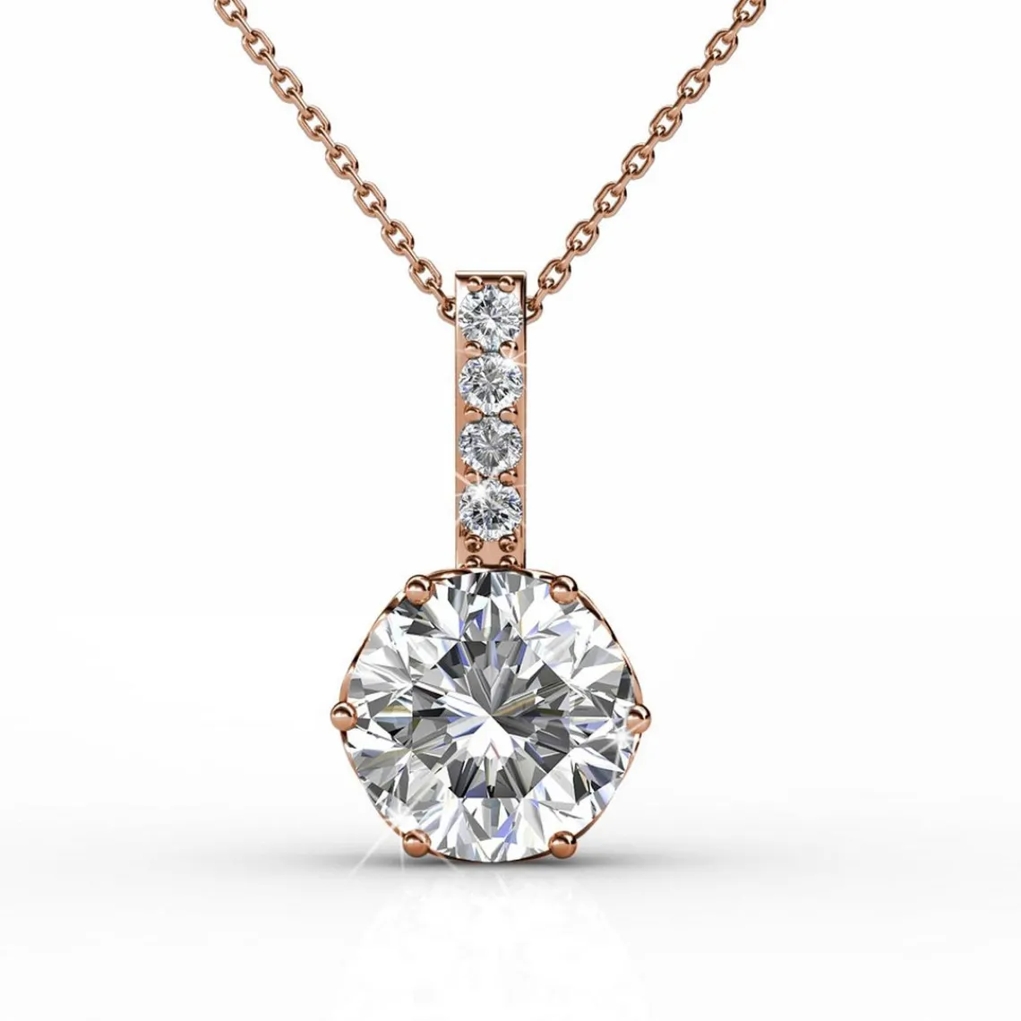 MYC-Paris Collier Femme - DP0413-RG Laiton Doré rose | Femme Collier Et Pendentif