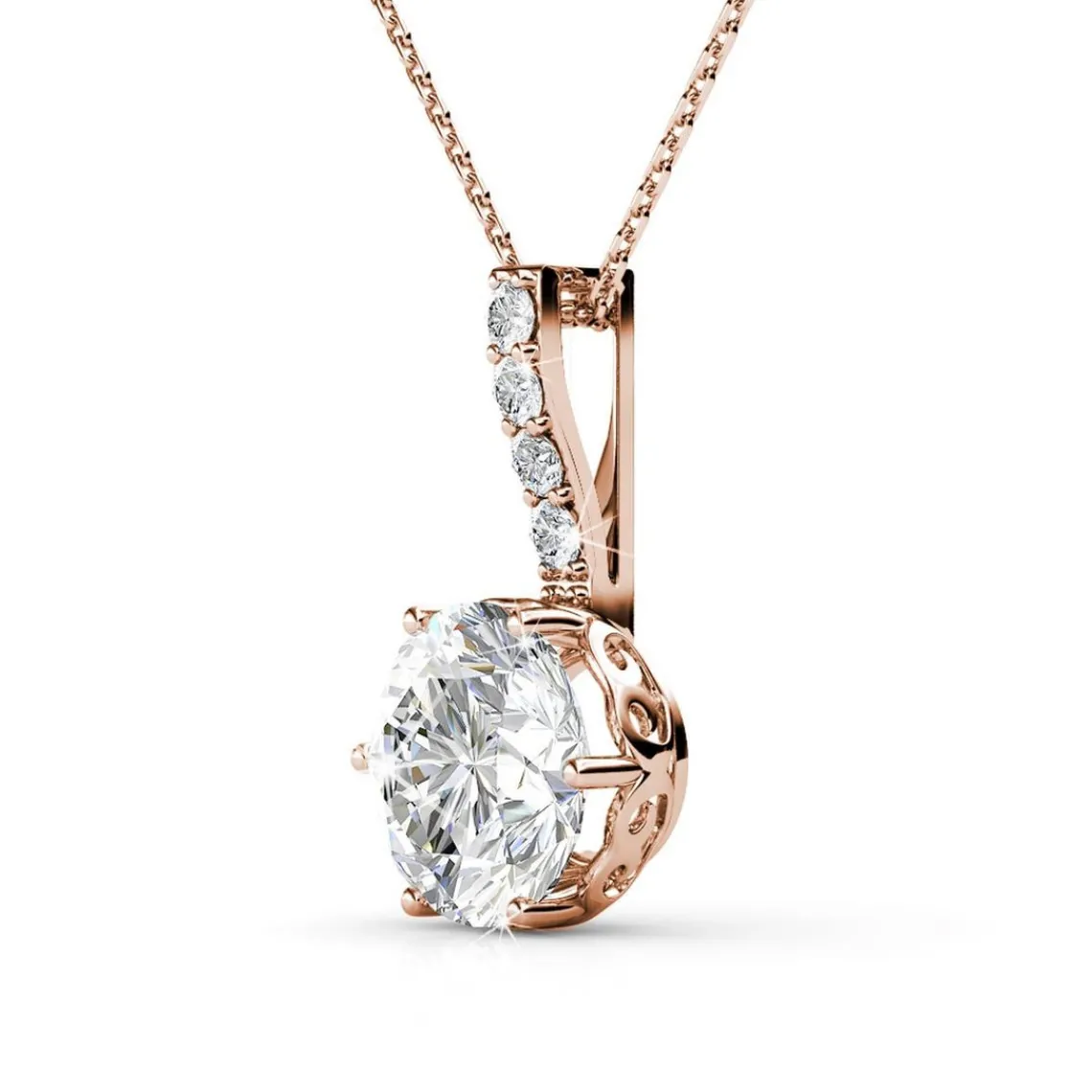MYC-Paris Collier Femme - DP0413-RG Laiton Doré rose | Femme Collier Et Pendentif