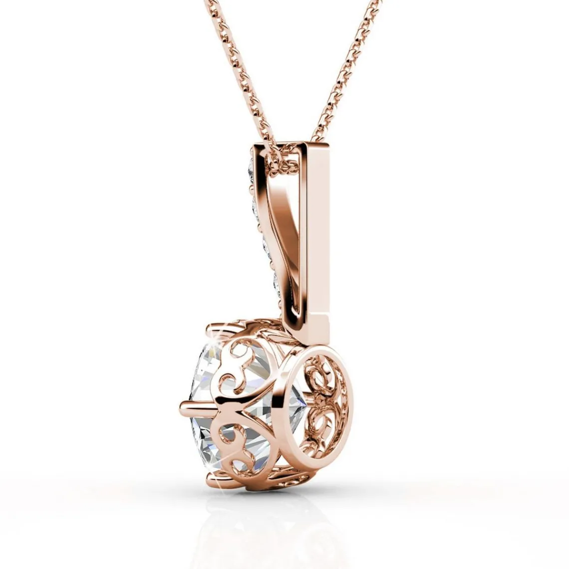MYC-Paris Collier Femme - DP0413-RG Laiton Doré rose | Femme Collier Et Pendentif