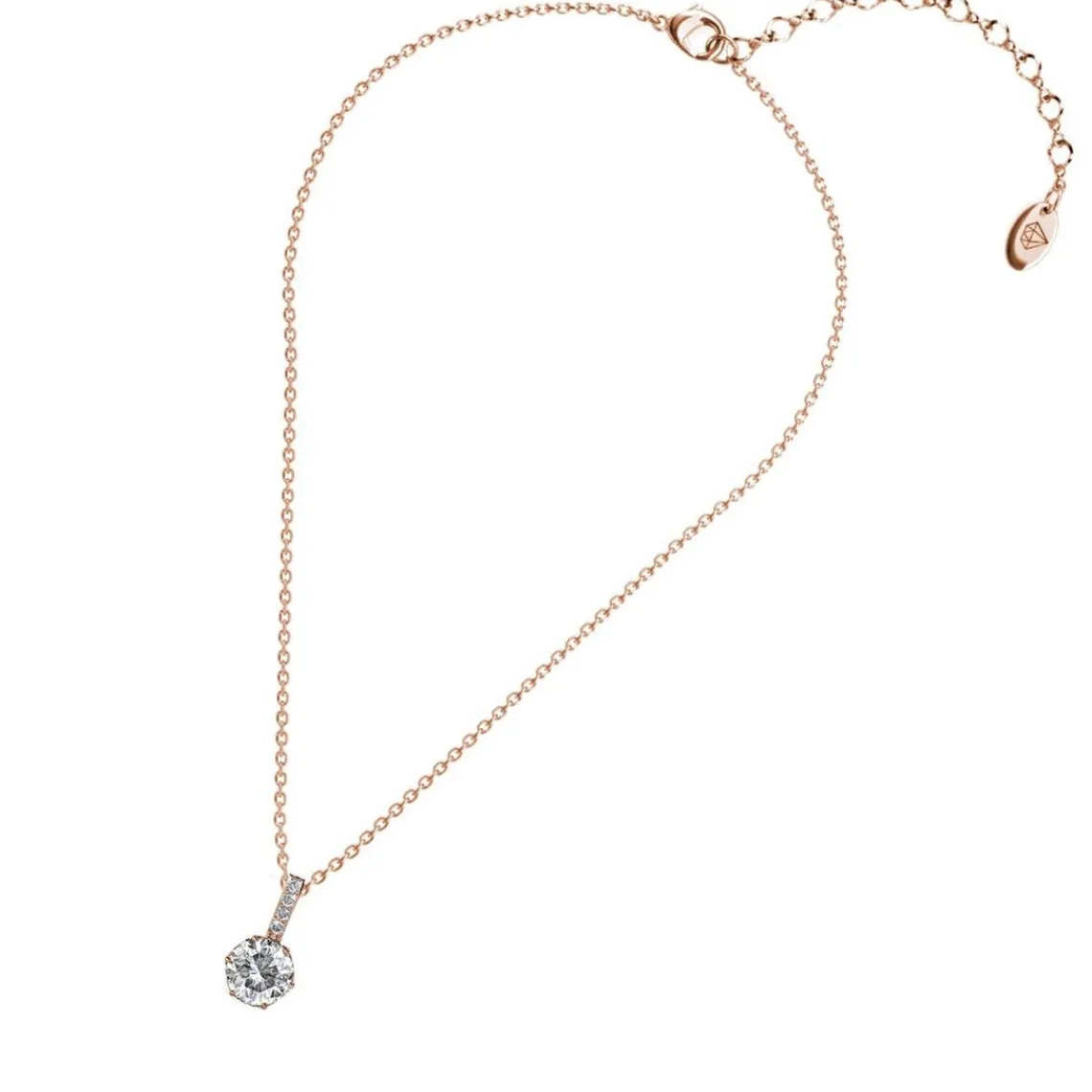 MYC-Paris Collier Femme - DP0413-RG Laiton Doré rose | Femme Collier Et Pendentif
