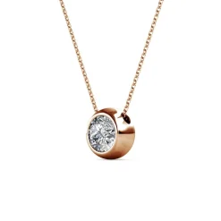 MYC-Paris Collier Femme - DP0406-RG Laiton Doré rose | Femme Collier Et Pendentif