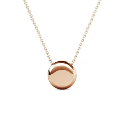 MYC-Paris Collier Femme - DP0406-RG Laiton Doré rose | Femme Collier Et Pendentif