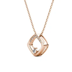 MYC-Paris Collier Femme - DP0338-RG Laiton Doré rose | Femme Collier Et Pendentif