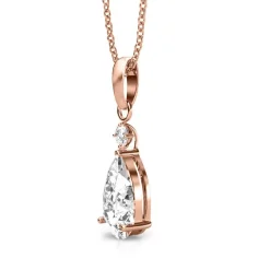 MYC-Paris Collier Femme - DP0082-RG Laiton Doré rose | Femme Collier Et Pendentif