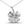 MYC-Paris Collier Femme - DP0326-S-C Laiton Argent | Femme Collier Et Pendentif