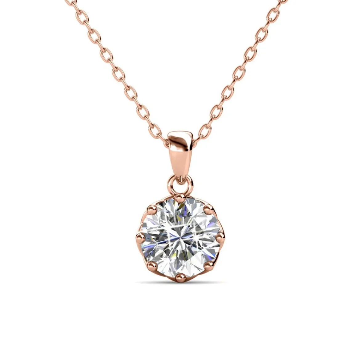 MYC-Paris Collier Femme EVIDENCE - DP0075-RG Laiton Doré rose | Femme Collier Et Pendentif