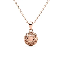 MYC-Paris Collier Femme EVIDENCE - DP0075-RG Laiton Doré rose | Femme Collier Et Pendentif