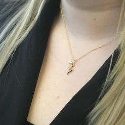MYC-Paris Collier Femme EVIDENCE - DP0071-G Laiton Doré | Femme Collier Et Pendentif