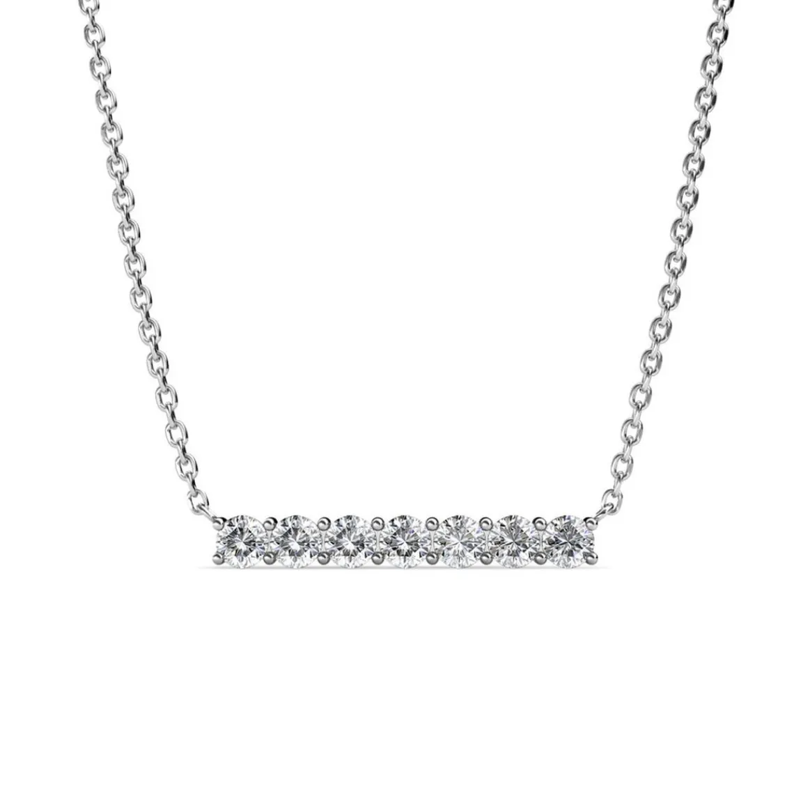 MYC-Paris Collier Femme Solitaire - DP0222-S Laiton Argent | Femme Collier Et Pendentif