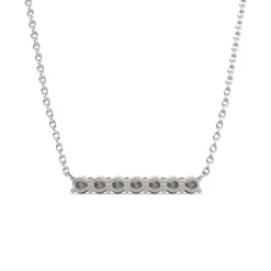 MYC-Paris Collier Femme Solitaire - DP0222-S Laiton Argent | Femme Collier Et Pendentif