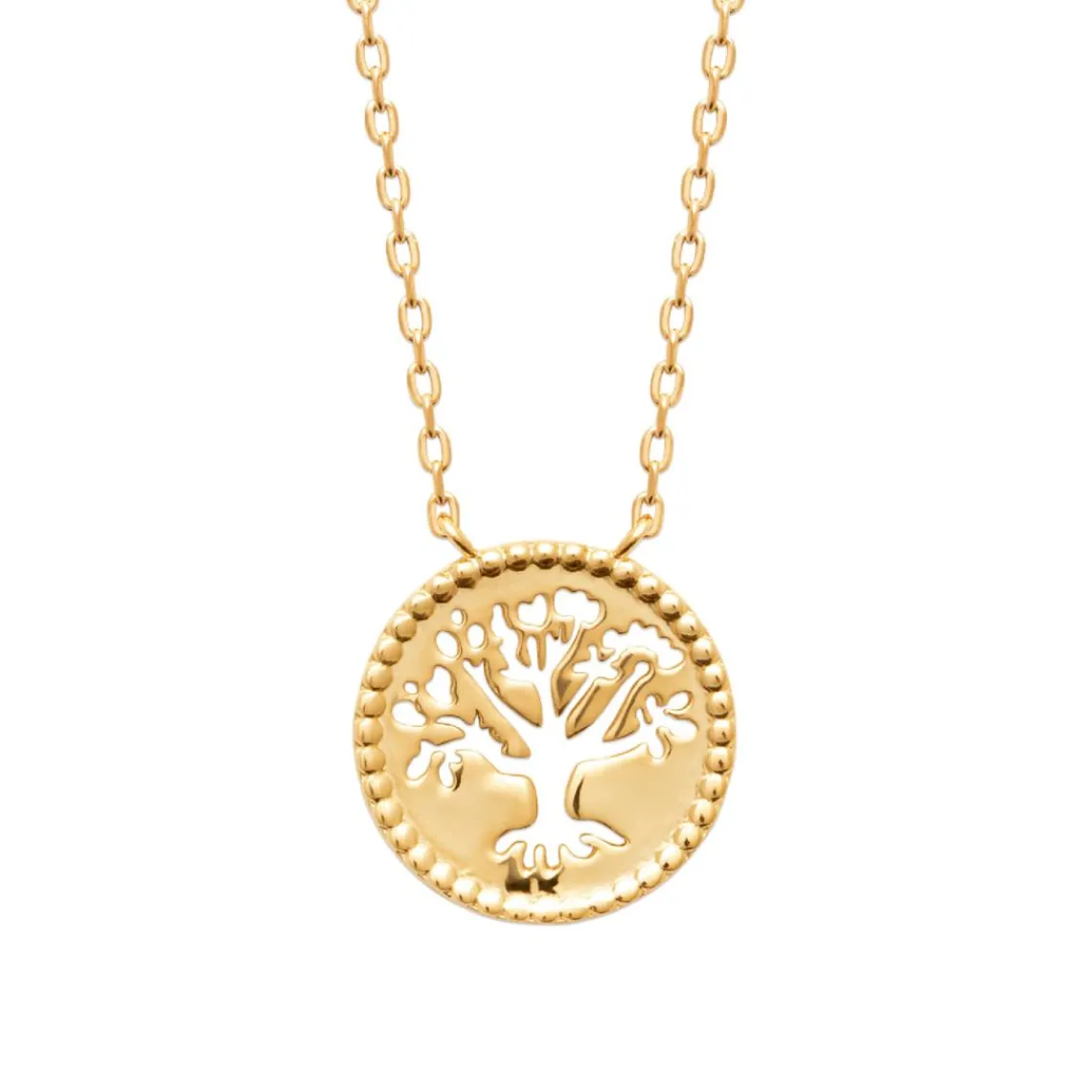Maison de la Bijouterie Collier femme pendentif arbre de vie plaqué or UYYZ4V45 | Femme Collier Et Pendentif
