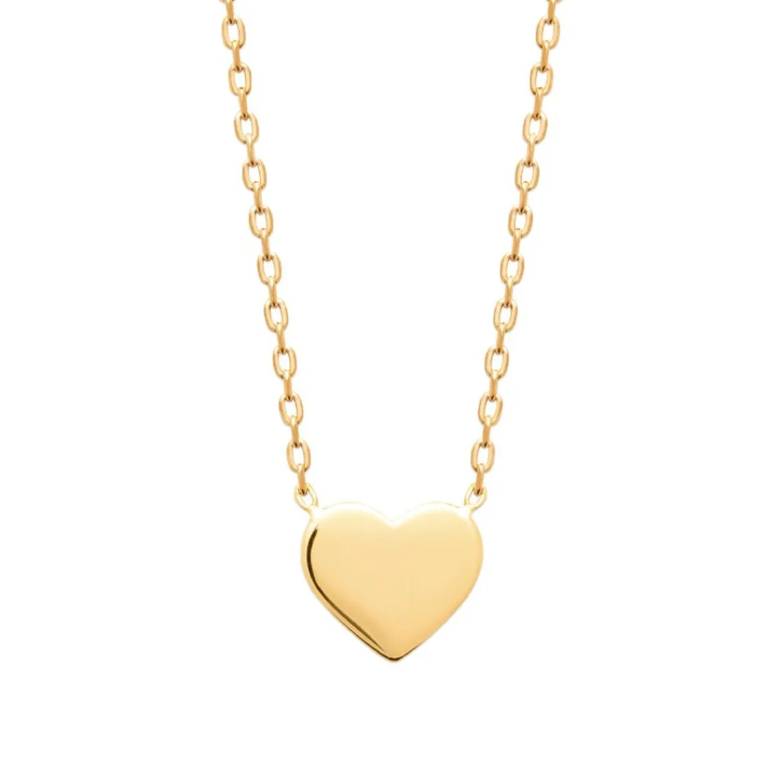 Maison de la Bijouterie Collier femme pendentif cœur plaqué or UYY00345 | Femme Collier Et Pendentif