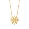 Maison de la Bijouterie Collier femme pendentif feuille plaqué or UYY03445 | Femme Collier Et Pendentif