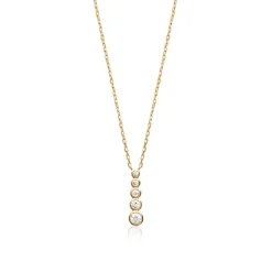 Maison de la Bijouterie Collier femme pendentif oxyde zirconium UWZWY345 | Femme Collier Et Pendentif